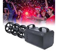 Cannon Confetti Machine Lanciatore di coriandoli portatile a 6 colpi, pistola elettronica a getto per feste, bambini, feste di matrimonio