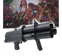 Cannon Confetti Machine Pistola spara coriandoli elettronica per effetti scenici, ricaricabile, tre in uno, per feste sul palco dei DJ.