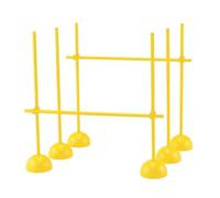 CANNON Set Vallas Ajustables para Entrenamientos de Agilidad, Fútbol, Oposiciones de Policía | Incluye Picas y Bases rellenables | Obstáculos Ajustables para Juego de Pies, Coordinación y Resistencia