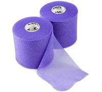 Cannon Sports Pre-Wrap - Paquete de 2 rollos de cinta atlética de espuma para tobillos, muñecas, manos, rodillas, codos, cabello (morado)
