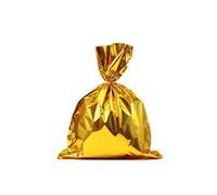 CANNXI 10 bolsas de plástico de Navidad para caramelos, paquete de regalo con cordón