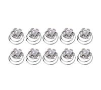 CANNXI 10 horquillas elegantes para el pelo con cristales o perlas, espirales para el pelo, regalo para boda, fiesta nupcial