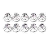 CANNXI 10 horquillas elegantes para el pelo con cristales o perlas, espirales para el pelo, regalo para boda, fiesta nupcial