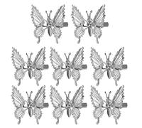 CANNXI 8 pinzas de metal para el pelo de mariposa de imitación para mujeres y niñas