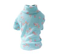 CANNXI Abrigo para perros para razas de juguete, perros pequeños, Pinscher Shih Tzu, Chihuahuas, patrón floral, ropa de disfraz