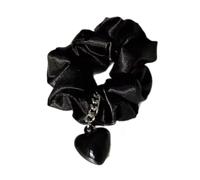 CANNXI Accesorio para el cabello con colgante de corazón, coleteros para el pelo, no daña el cabello, banda elástica para coleta de caballo para mujeres y niñas
