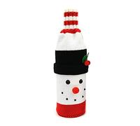CANNXI Botella de vino de Navidad, decoración de Navidad, Papá Noel, muñeco de nieve, bolsa de caramelos para el hogar, adorno de Año Nuevo, decoración de mesa de comedor