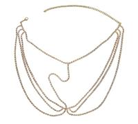 CANNXI Cadena de cara multicapa brillante para el pelo, tocado, máscara de velo, cadena facial de moda, perfecta para ocasiones especiales, juegos de rol