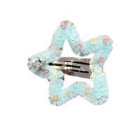 CANNXI Clip de estrella Sweet Cool Girl de cinco puntas con diamantes de estrella para el pelo, clip de amor, flequillo roto, accesorios para el cabello