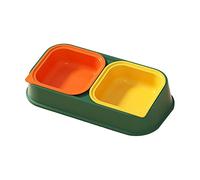 CANNXI Cuencos para mascotas, vajilla 2 en 1 para mascotas, cuenco de agua y comida para perros, juego de dispensador de agua y comida para derrames