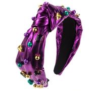 CANNXI Diadema de calavera alta con nudos hechos a mano para mujeres y niñas, joyería del día de San Patricio