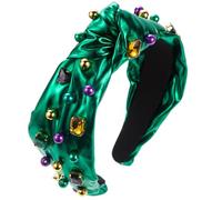 CANNXI Diadema de calavera alta con nudos hechos a mano para mujeres y niñas, joyería del día de San Patricio