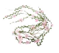 CANNXI Diadema de flores hecha a mano, estilo bohemio, corona de vid, accesorio para el pelo de boda, para mujeres, peinados de boda