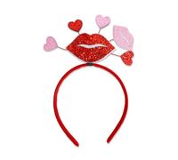 CANNXI Diadema decorativa para San Valentín, festival, fiesta, corazón, diadema, boda, accesorio de fiesta
