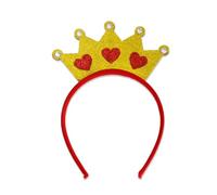 CANNXI Diadema decorativa para San Valentín, festival, fiesta, corazón, diadema, boda, accesorio de fiesta
