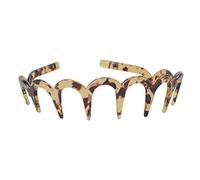 CANNXI Diademas para mujer, diadema acrílica marrón estable en forma de U, peine de dientes, tiara para el pelo, joyería para el pelo, regalo para niñas y mujeres