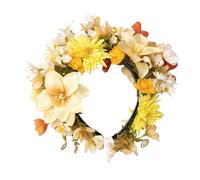 CANNXI Diademas para mujer, elegante diadema de flores coloridas, accesorio para el cabello delicado floral para sesiones de fotos