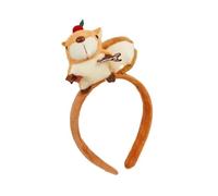 CANNXI Diademas para mujer, lindas diademas adornadas con animales en 3D, lindas bandas de pelo de ardilla, joyería de estilo dulce hecho a mano, accesorio de felpa