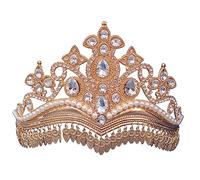 CANNXI Elegante corona de hojas de aleación, accesorio étnico para mujeres y niñas, bodas, fiestas y ocasiones especiales