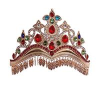 CANNXI Elegante corona de hojas de aleación, accesorio étnico para mujeres y niñas, bodas, fiestas y ocasiones especiales