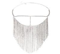CANNXI Elegante máscara de diamantes de imitación con borlas largas, máscara de cristal, accesorio elegante para decoración de bodas y fiestas