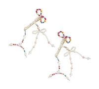 CANNXI Horquilla de pelo con lazo de perlas para mujer, horquillas de estilo francés, clip lateral para niñas, accesorios para el pelo