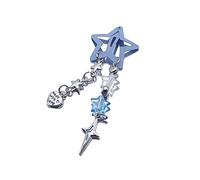 CANNXI Horquilla de pelo de estrella de cinco puntas de filigrana de metal con diseño de estrella de cinco puntas para el pelo, simple y a la moda para niños y niñas