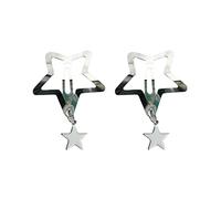CANNXI Horquilla para el pelo con colgante de estrella para mujer, dulce y bonita estética, Harajuku, accesorio para el cabello de tendencia vintage
