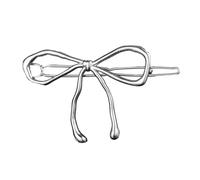 CANNXI Horquilla para el pelo de moda con lazo, pasadores huecos de metal, elegantes accesorios para el cabello para mujeres y niñas