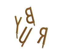 CANNXI Horquillas para el pelo con letras para mujeres y niñas, elegante pasador para el pelo, accesorio para el pelo para mujeres y niñas