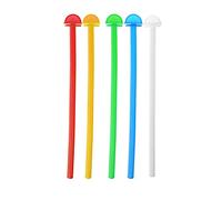 CANNXI Juguete para pájaros, percha de plástico para pájaros, paquete de 5 unidades, garra de molienda para pájaros pequeños, fácil de instalar, color aleatorio