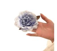 CANNXI Llamativas pinzas de plástico para el pelo con flor grande rosa, accesorios ligeros para el cabello para mujeres y niñas