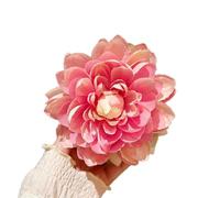 CANNXI Llamativas pinzas de plástico para el pelo con flor grande rosa, accesorios ligeros para el cabello para mujeres y niñas