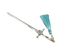 CANNXI Palillo de pelo chino simple de metal punk colorido colgante horquilla para mujeres y niñas, accesorio para el pelo