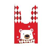 CANNXI Paquete de 100 bolsas de regalo para caramelos, bolsas largas para orejas, bolsas de plástico para galletas, bolsas de regalo para caramelos