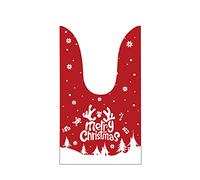 CANNXI Paquete de 100 bolsas de regalo para caramelos, bolsas largas para orejas, bolsas de plástico para galletas, bolsas de regalo para caramelos