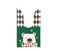 CANNXI Paquete de 100 bolsas de regalo para caramelos, bolsas largas para orejas, bolsas de plástico para galletas, bolsas de regalo para caramelos