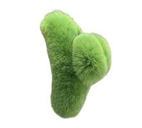 CANNXI Pasador de pelo a la moda, con estilo de pinza para el pelo, versátil horquilla para el pelo, material de piel sintética para trajes femeninos juguetones