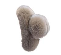 CANNXI Pasador de pelo a la moda, con estilo de pinza para el pelo, versátil horquilla para el pelo, material de piel sintética para trajes femeninos juguetones