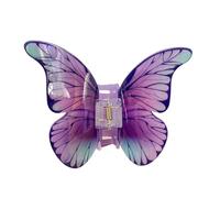 CANNXI Pinza de pelo de mariposa de simulación, elegante pasador de pelo acrílico, accesorio para el pelo para niñas, pinza de resorte, accesorio para el cabello