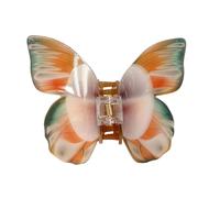 CANNXI Pinza de pelo de mariposa de simulación, elegante pasador de pelo acrílico, accesorio para el pelo para niñas, pinza de resorte, accesorio para el cabello