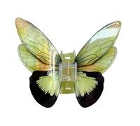 CANNXI Pinza de pelo de mariposa de simulación, elegante pasador de pelo acrílico, accesorio para el pelo para niñas, pinza de resorte, accesorio para el cabello
