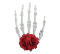 CANNXI Pinza para el pelo con diseño de calavera de inspiración gótica para Halloween, para mujeres y niñas, accesorio único para el cabello