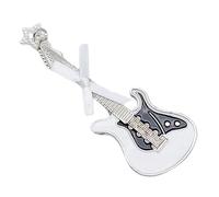 CANNXI Pinza para el pelo con lazo de guitarra para niñas, estilo punk y estrella de perla, con flequillo y flequillo lateral, accesorio para el pelo