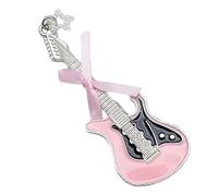CANNXI Pinza para el pelo con lazo de guitarra para niñas, estilo punk y estrella de perla, con flequillo y flequillo lateral, accesorio para el pelo