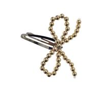 CANNXI Pinza para el pelo con lazo de moda con lazo simple y perlas de imitación, accesorios elegantes para mujeres y niñas