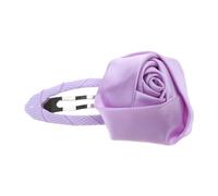 CANNXI Pinzas para el pelo con diseño de flor de rosa morada, pasadores antideslizantes para el pelo, accesorios para el cabello para niñas