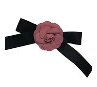 CANNXI Sofisticada pinza para el pelo con lazo de camelia, bonita horquilla floral para mujer, realza el estilo de cabello para bodas, bailes de graduación y fiestas