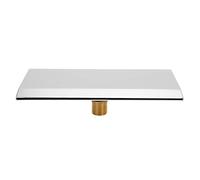 Caño de Bañera de Cascada G1/2 Rosca Externa Caño de Bañera de Cascada de Acero Inoxidable SPa Baño Piscina Piscina Plata Montado en la Pared Boquilla de Salida de Cascada Accesorios de Boquilla de Ba
