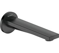 Caño de bañera Duravit Tulum, proyección 171mm, TU5240010, TU5240010046, Color: negro mate